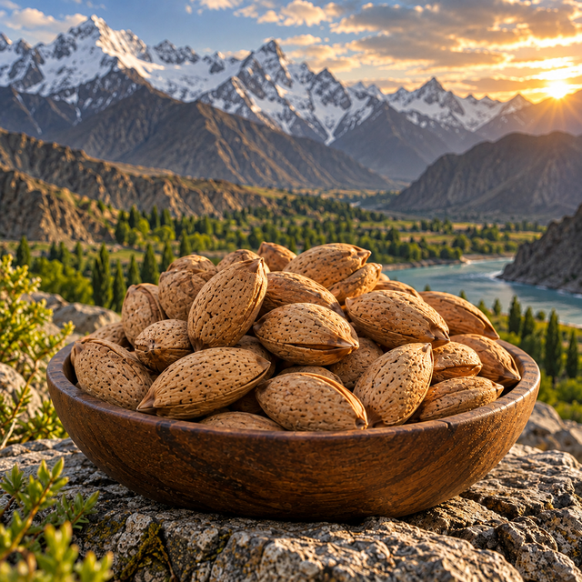 Premium Almonds in Shell from Gilgit-Baltistan