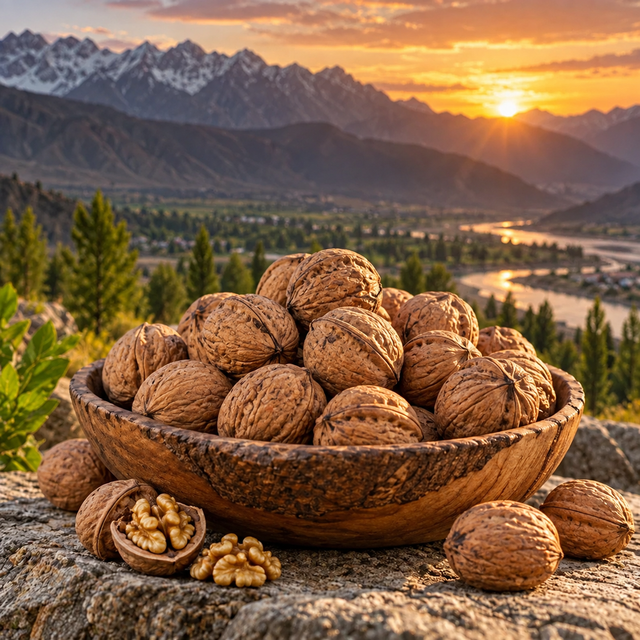 Walnuts with Shell – Premium Gilgit-Baltistan Walnuts